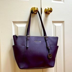Michael Kors Jet Set Handbag - Plum!